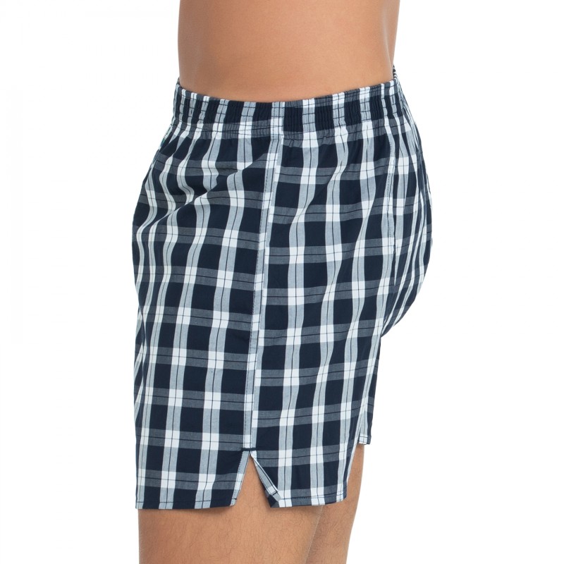 D.E.A.L_International_Boxershorts_Blau&Weiß_kariert