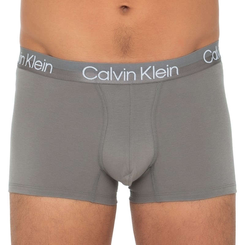 CalvinKlein_3-erSet_Trunks_Grau,Rot&Schwarz