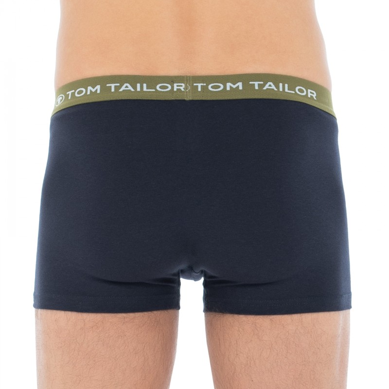 TomTailor_3-erSet_Trunks_Blau,Weiß&Khaki_gestreift