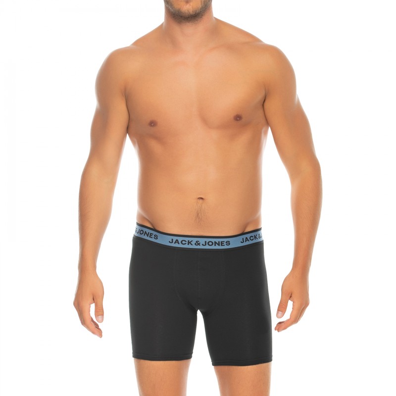 Jack&Jones_3-erSet_BoxerBriefs_Schwarz_mitverschiedenfarbigemWebbund