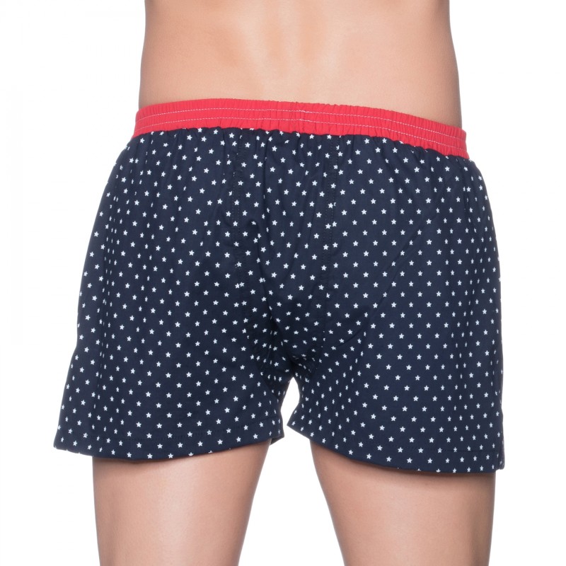 Unabux_Boxershorts_Dunkelblau_Sternen-Motiv