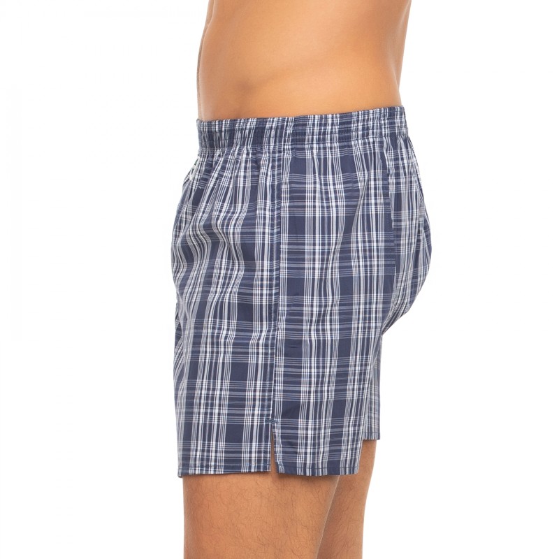 Boxerman_Herrenunterwäsche_D.E.A.L International_Boxershorts_Blau_kariert