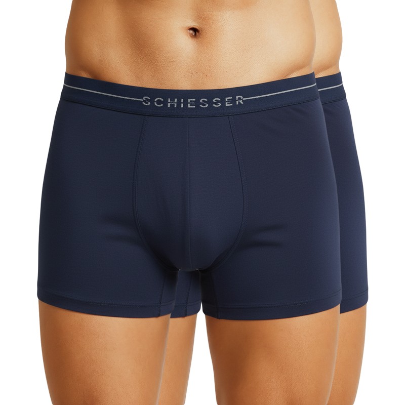 Schiesser_2-erSet_Trunks_Dunkelblau