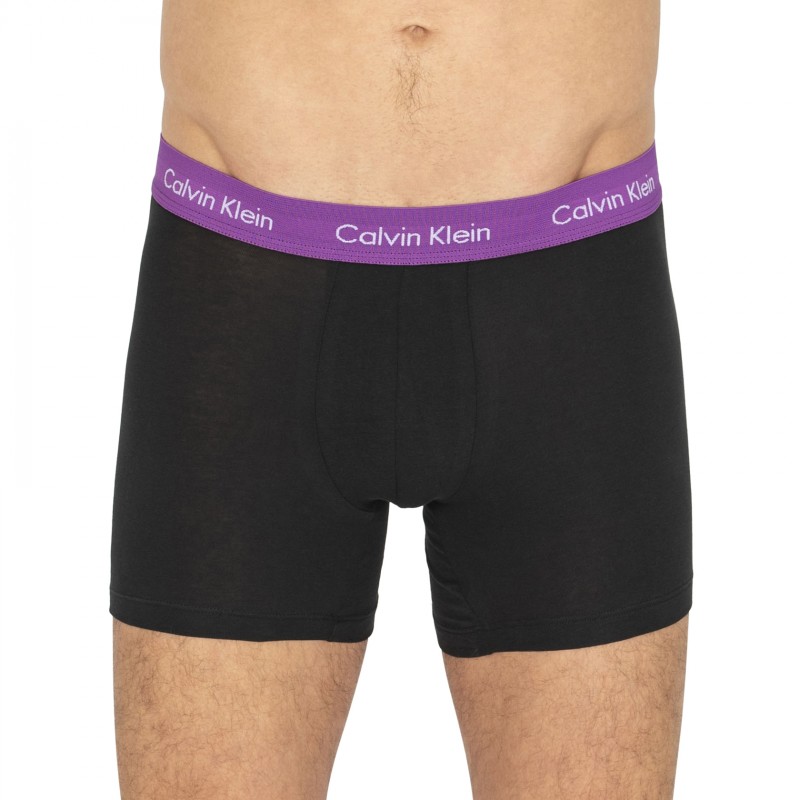 CalvinKlein_5-erSetBoxerBriefs_Schwarz_Priude_mitverschiedenfarbigemWebbund