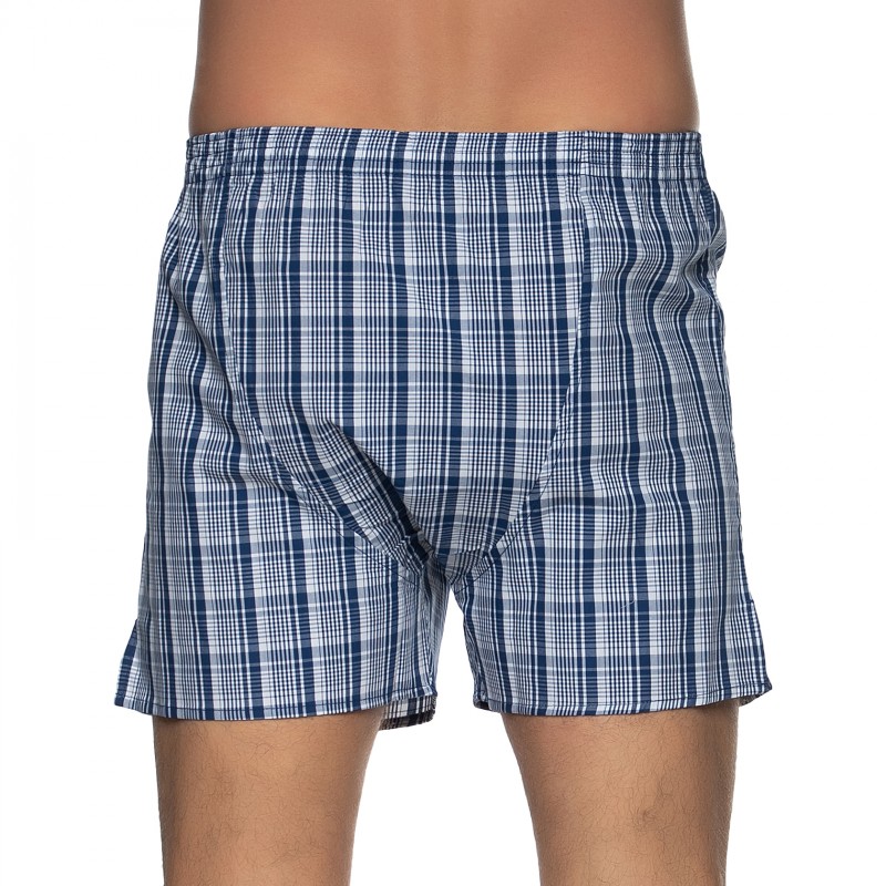 Boxerman_Herrenunterwäsche_D.E.A.L International_Boxershorts_Blau_kariert