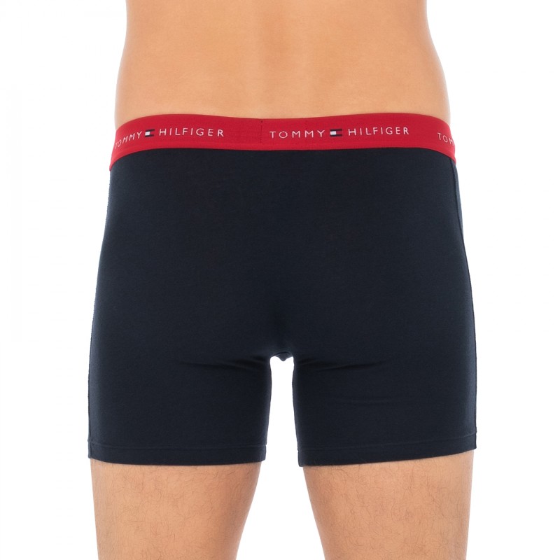 TommyHilfiger_3-erSet_BoxerBriefs_Dunkelblau_mitverschiedenfarbigemWebbund