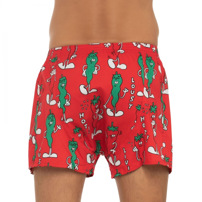 Boxerman_Herrenunterwäsche_Lousy Livin_Boxershorts_Rot_Chilli-Motiv