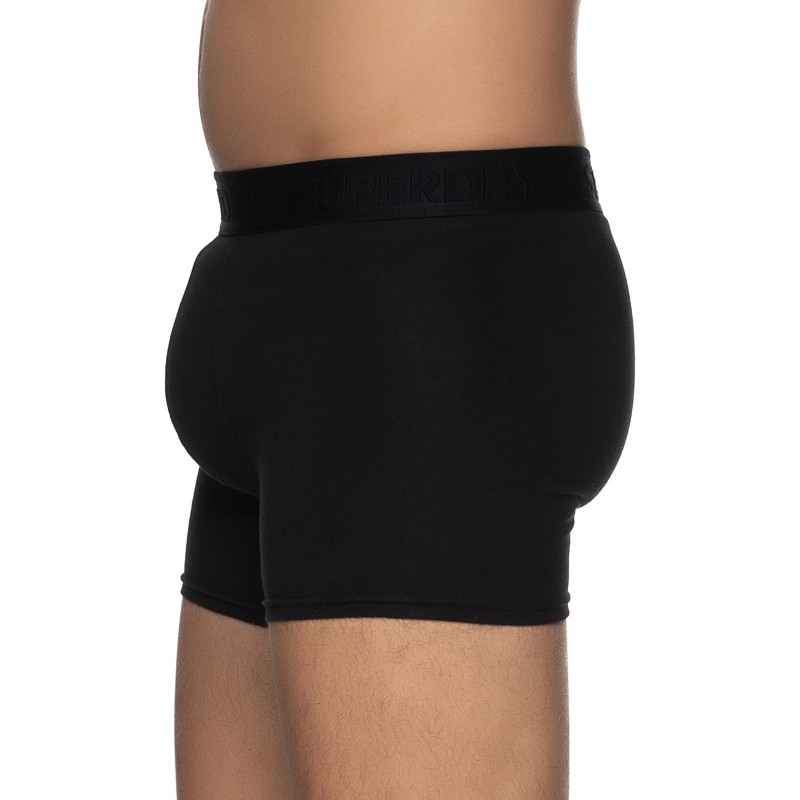 Boxerman_Herrenunterwäsche_Boxershorts_Superdry_3-er Set_Classic Boxer_Schwarz