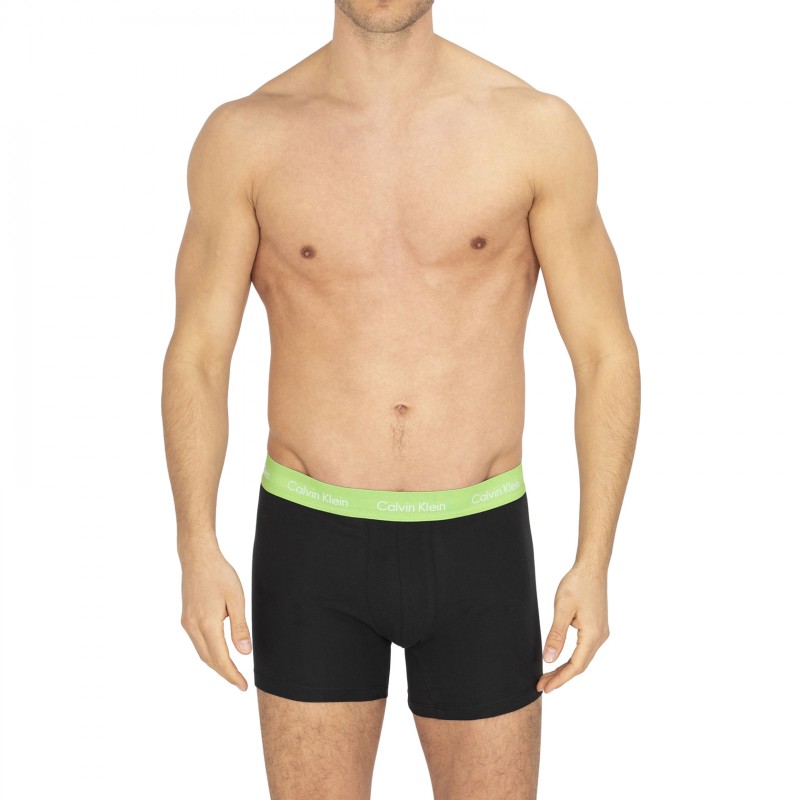 CalvinKlein_5-erSetBoxerBriefs_Schwarz_Priude_mitverschiedenfarbigemWebbund