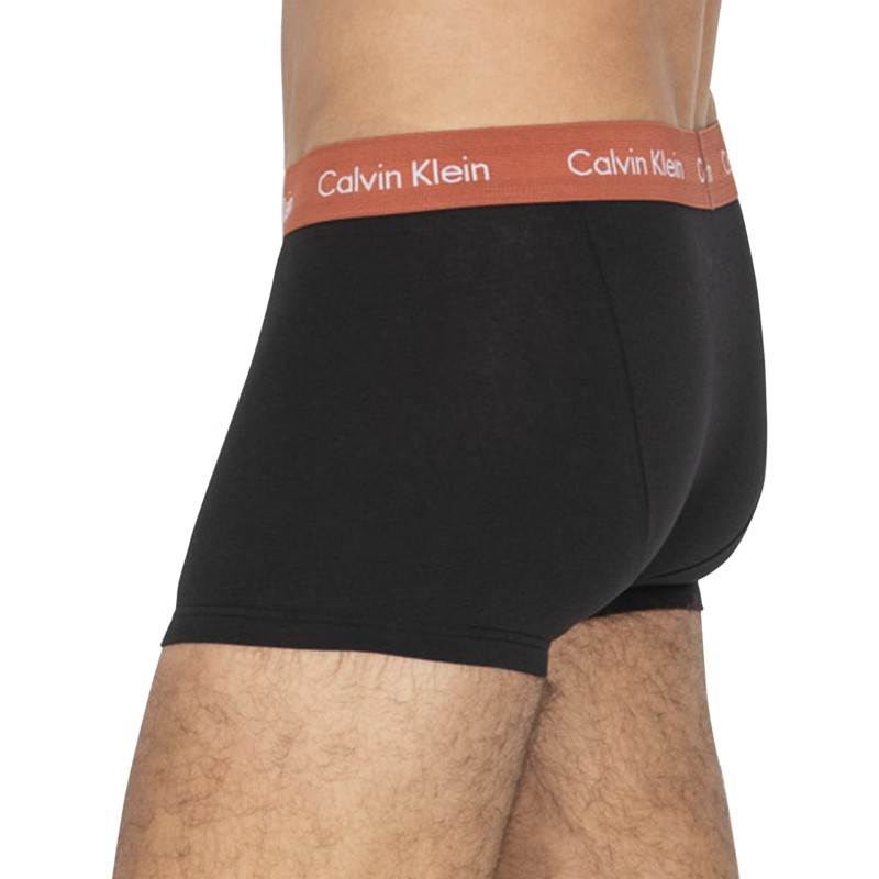 CalvinKlein_3erSet_LowRiseTrunks_Schwarz_mitverschiedenfarbigemWebbund