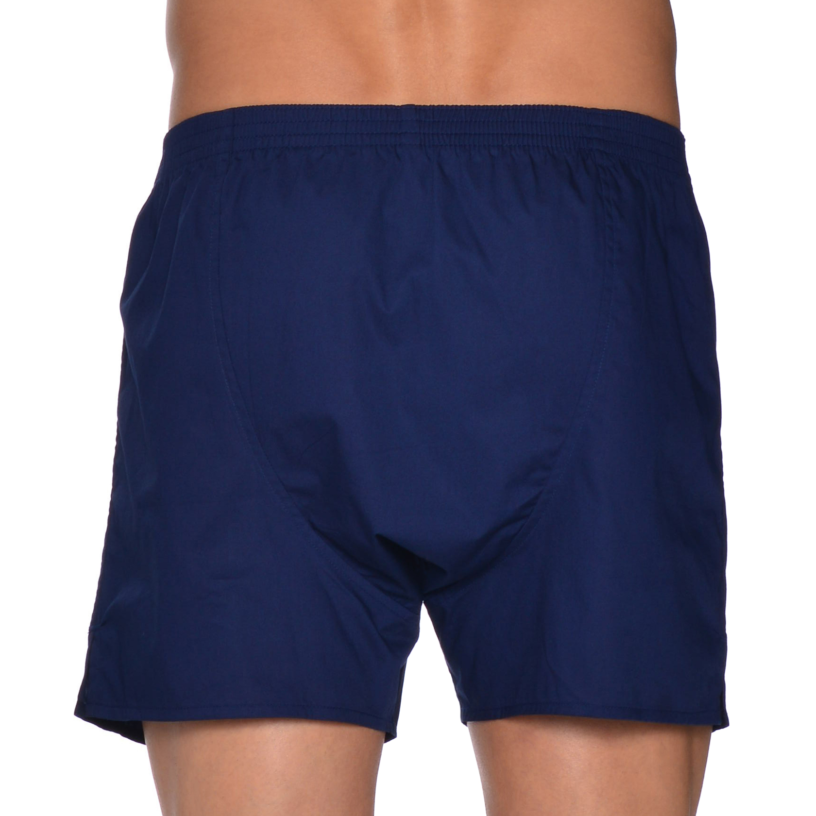 D.E.A.L International Boxershorts Kariert Dunkelblau – 100% Baumwolle, OEKO-TEX Zertifiziert, 1 Stück