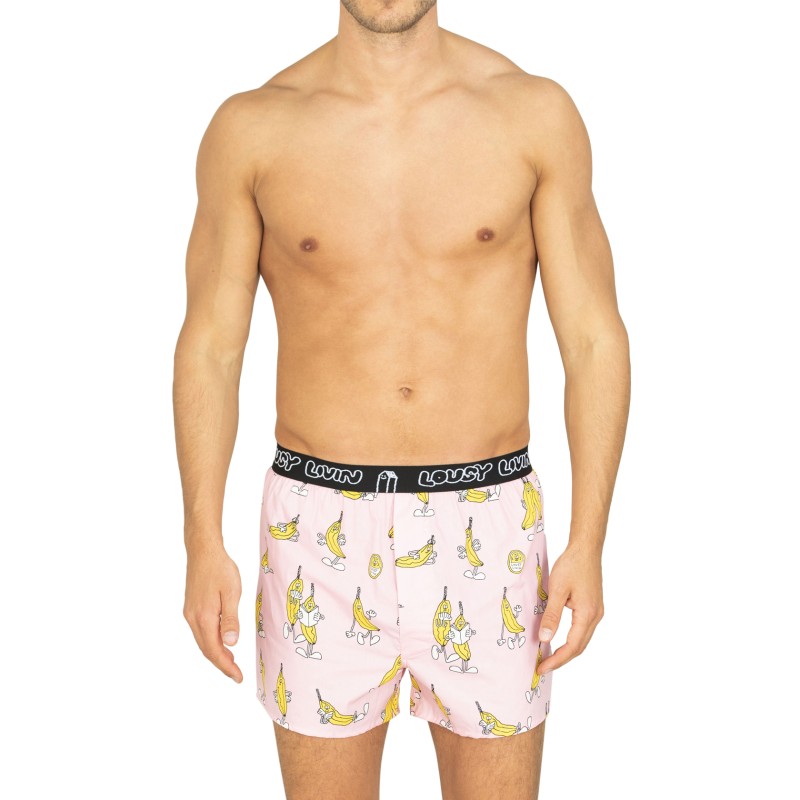 Lousy Livin Boxershorts 2-er Set Blau & Pink mit Motiv