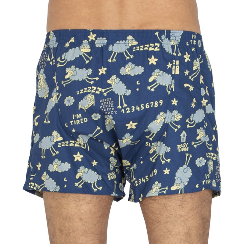 LousyLivin_2-erSet_Boxershorts_Blau&Schwarz_mitMotiv