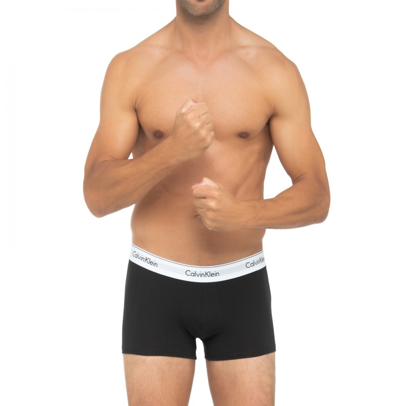 Boxerman_Herrenunterwäsche_Calvin Klein_3-er Set_Trunks_Schwarz
