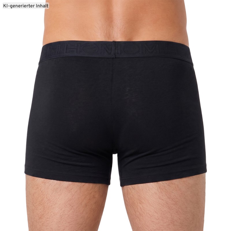 HOM_2-erSet_BoxerBriefs_Schwarz_mitMuster