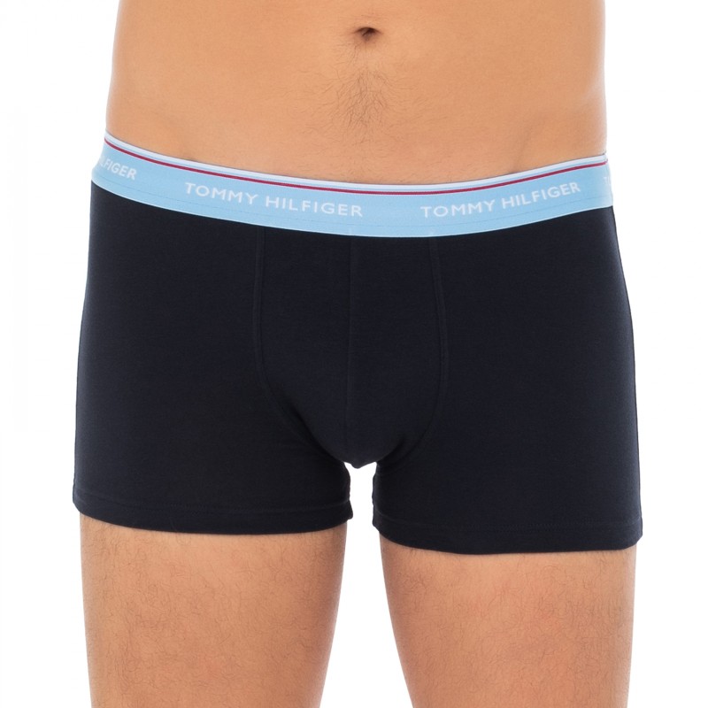 TommyHilfiger_3-erSet_Trunks_Dunkelblau_mitverschiedenfarbigemWebbund