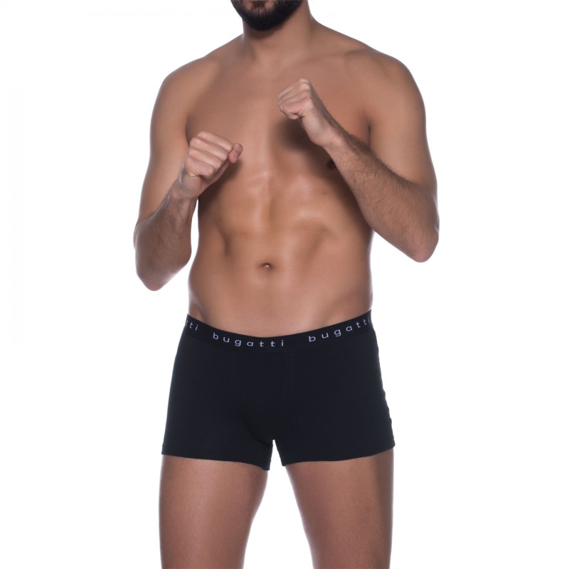 Bugatti_3-erSet_Trunks_Weiß,Schwarz&Grau