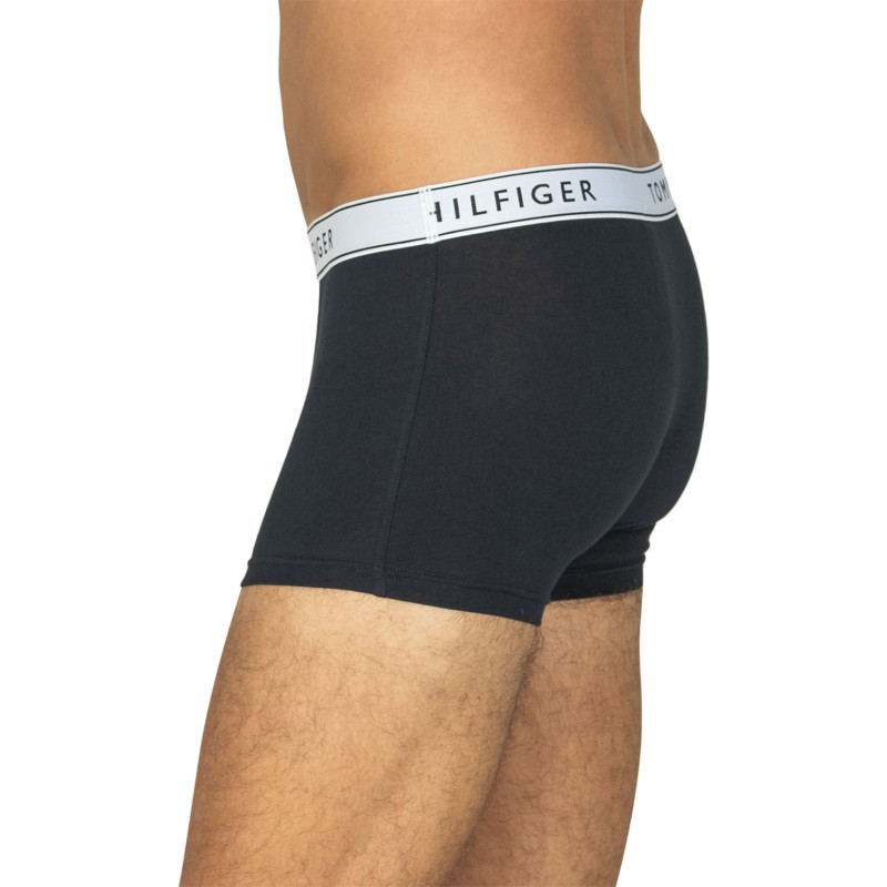 TommyHilfiger_3-erSet_Trunks_Schwarz_mitverschiedenfabigemWebbund
