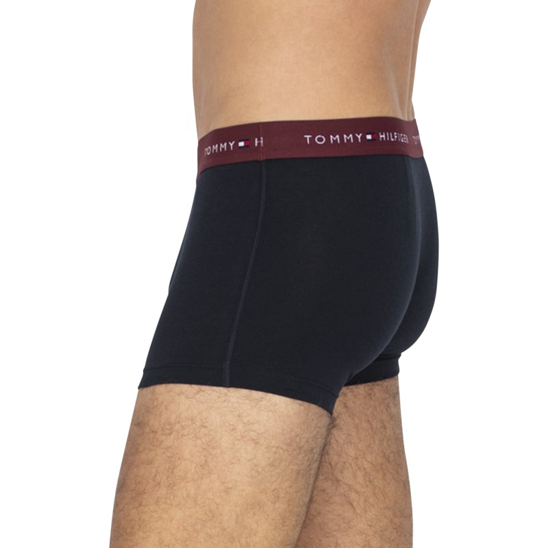 TommyHilfiger_3-erSet_Trunks_Blau_mitverschiedenfarbigemWebbund