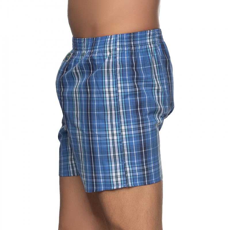 Boxerman_Herrenunterwäsche_D.E.A.L International_Boxershorts_Blau_kariert