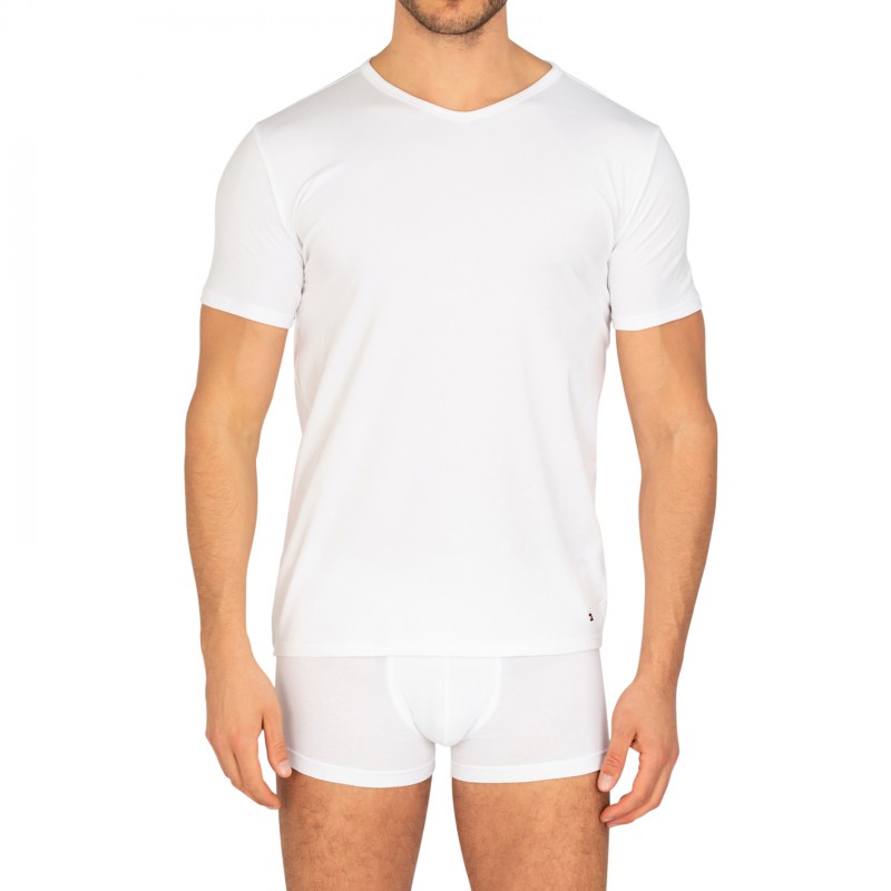 TommyHilfiger_3erSet_VNeck_TShirts_Weiß