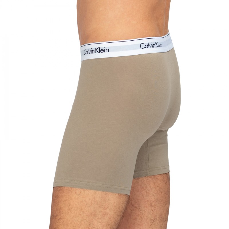 CalvinKlein_5-erSetBoxerBriefs_Türkis,Beige,Blau,Hellblau,Grau