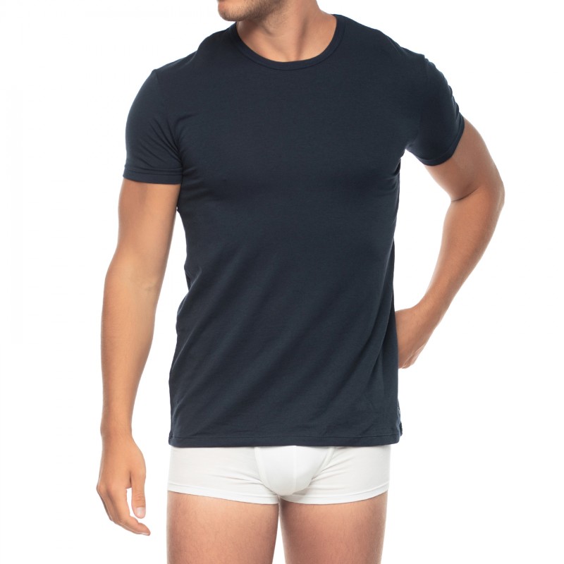 Seidensticker_T-Shirt_Dunkelblau