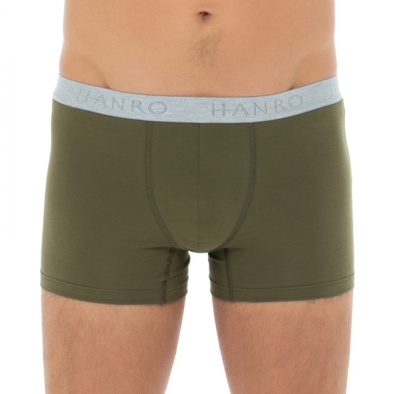 Hanro_2-erSet_Trunks_Blau&Khaki