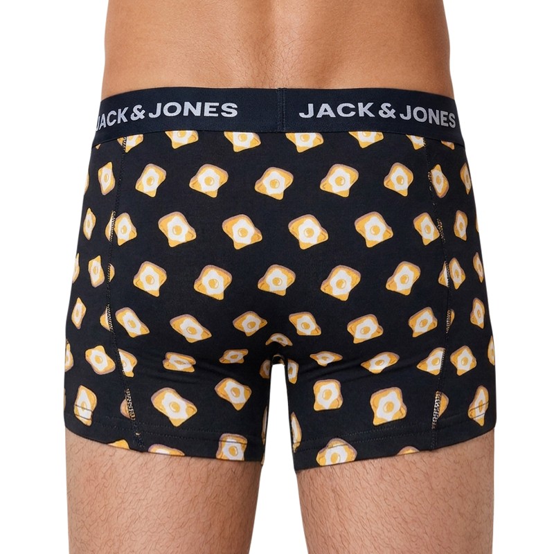 Jack & Jones 3-er Set Trunks Schwarz verschiedene Muster