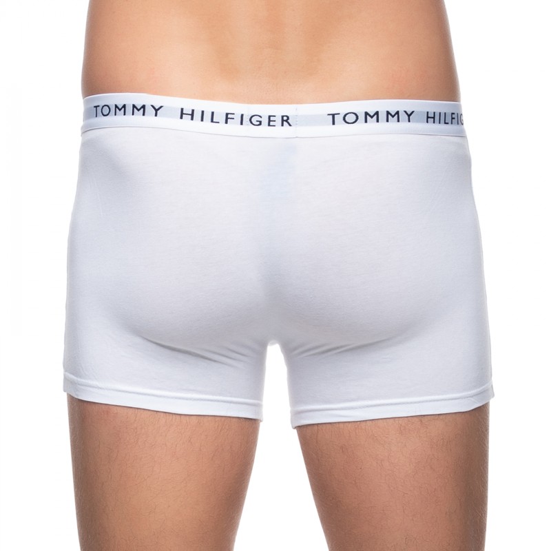 Boxerman_Boxershorts_Herrenunterwäsche_Tommy Hilfiger_3-er Set_Trunks_Grau Schwarz Weiß