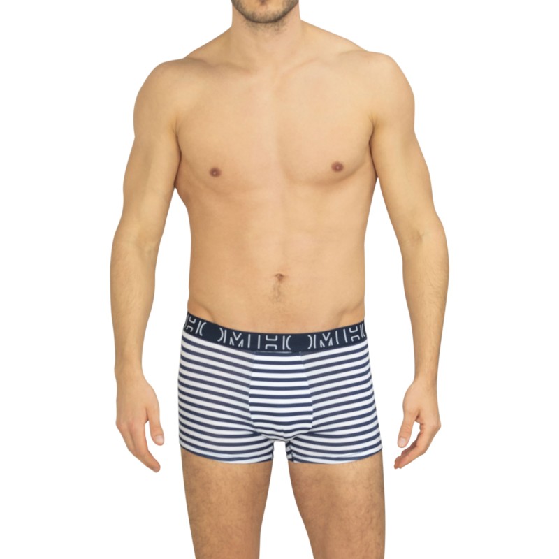 HOM_3-erSet_Trunks_Blau_und Blau&Weiß_gestreift