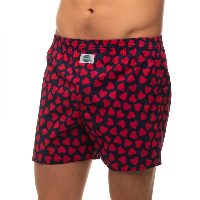 Boxerman_Herrenunterwäsche_D.E.A.LInternational_Boxershorts_Blau_Herzmotiv