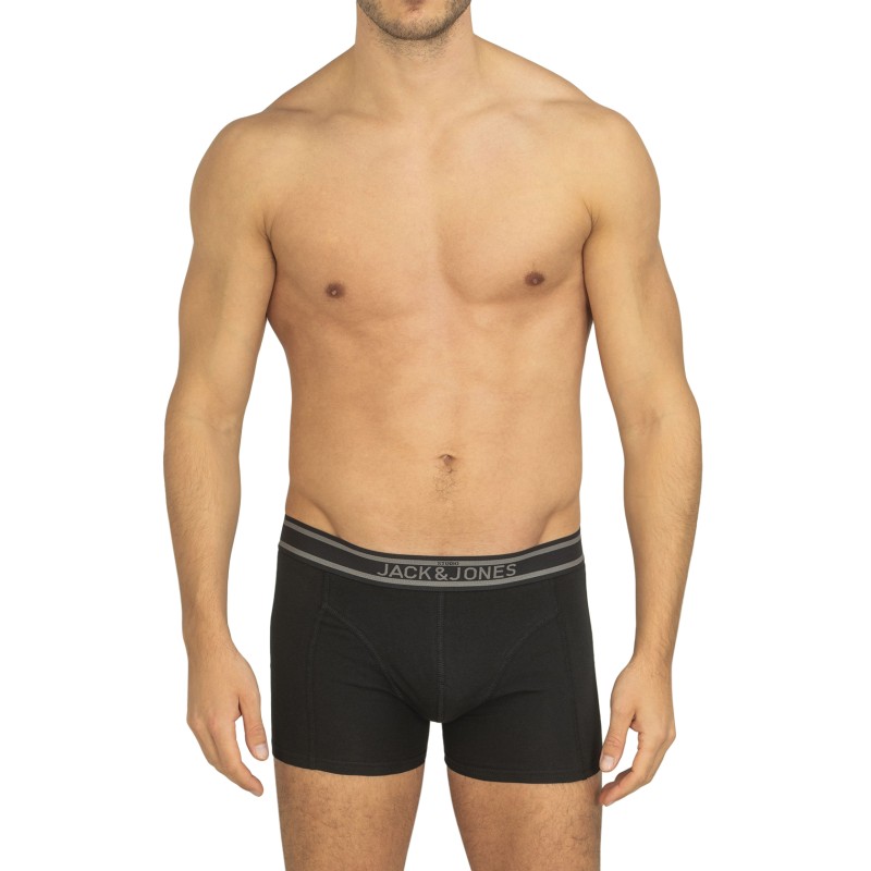 Jack&Jones_5-er_Set_Trunks_Schwarz_Grau_&_Blau_verschiedenfarbigen_Webbund