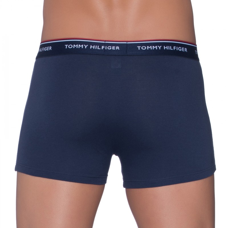 Tommy Hilfiger_3-er Set_Trunks_Dunkelblau_schwarzem Bund