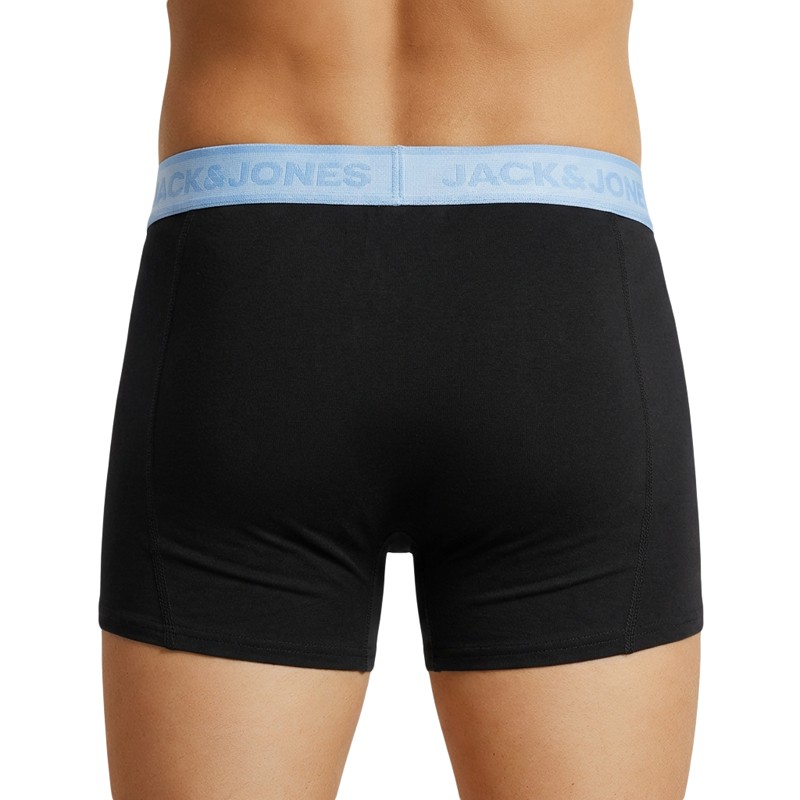 Jack & Jones 3-er Set Trunks Hellbau Hellgrau Petrol