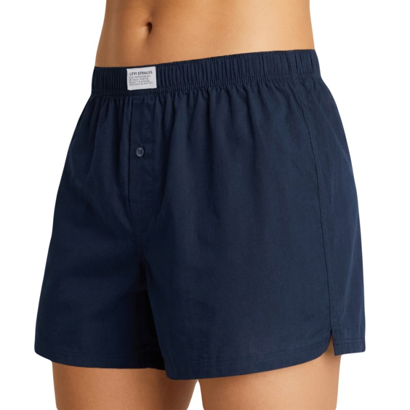 Boxerman_Herrenunterwäsche_Boxershorts_Levi's_2-er Set_Blau_gestreift