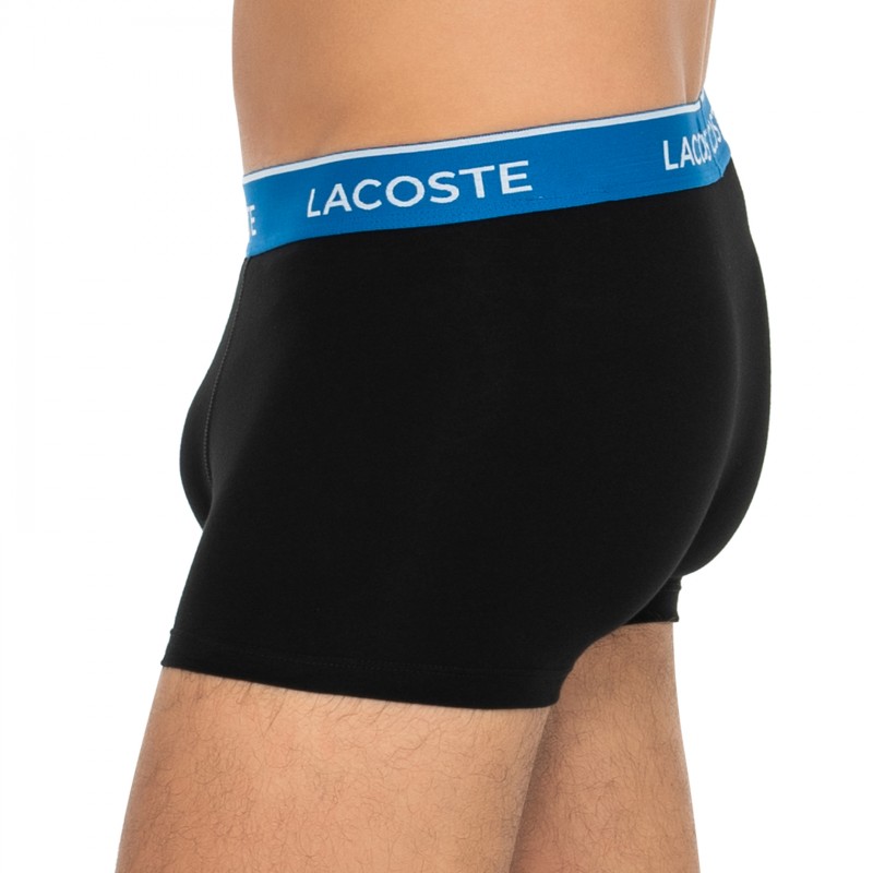 Lacoste_3-erSet_Trunks_Schwarz_mitverschiedenfarbigemWebbund