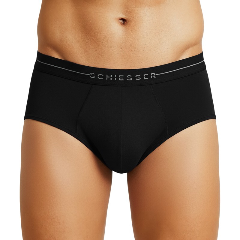 Schiesser_2-erSet_Slips_Schwarz