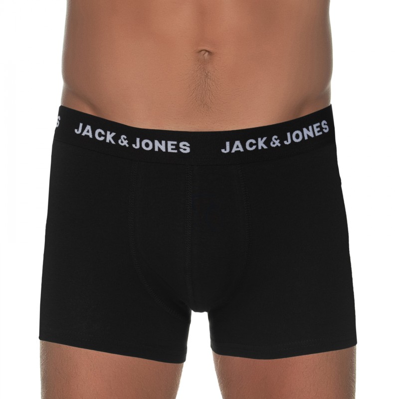Boxerman_Herrenunterwäsche_Retroshorts_Boxershorts_Jack & Jones_3-er Set_Trunks_Schwarz