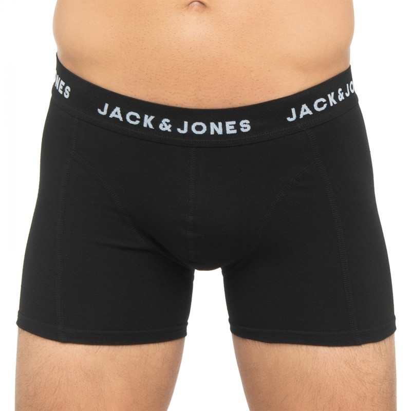 Jack & Jones 7-er Set Trunks Blau, Grau & Schwarz