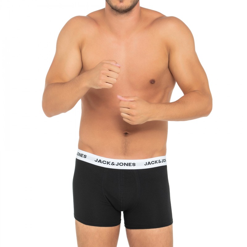 Jack & Jones_5-er Set_Trunks_Schwarz Blau Grün & Grau