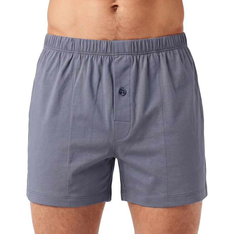 Hanro_Boxershorts_Blaugrau