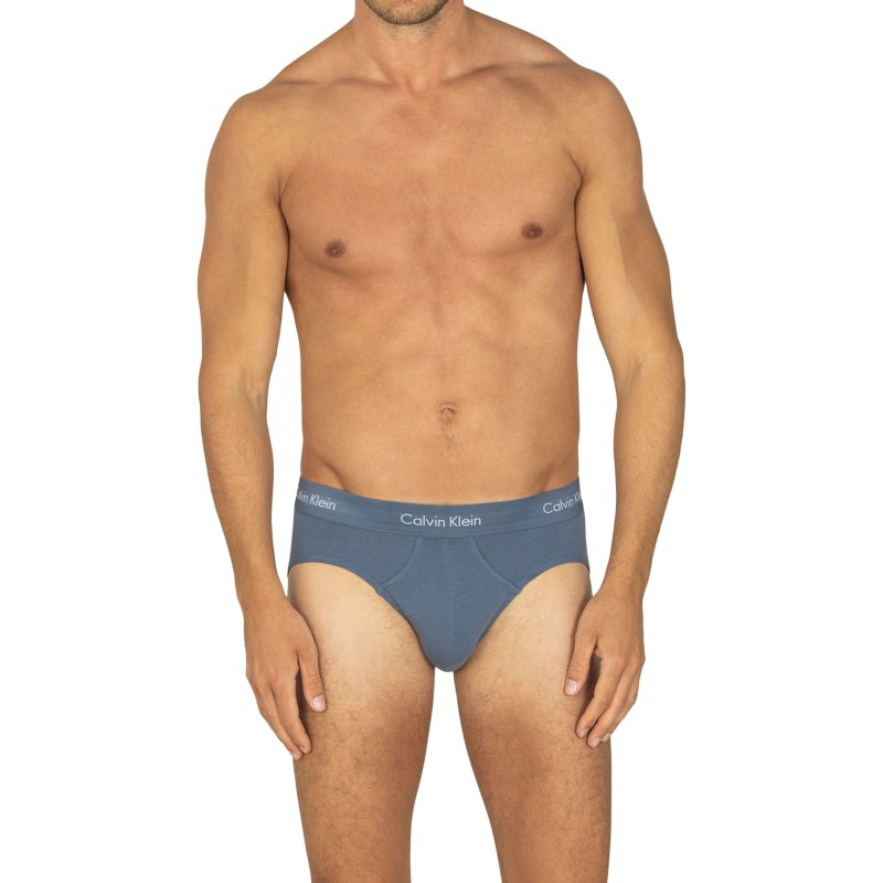 Calvin Klein_3-er Set_Slips_Beige_Blau_&_Türkis