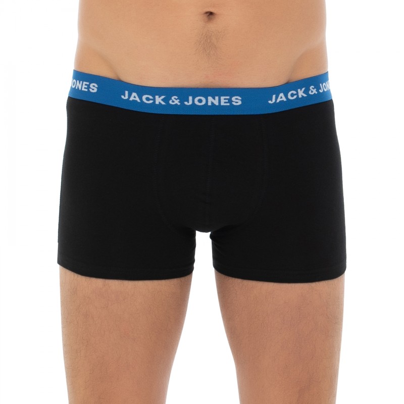Jack&Jones_7-erSet_Trunks_Schwarz_mitverschiedenfarbigemWebbund