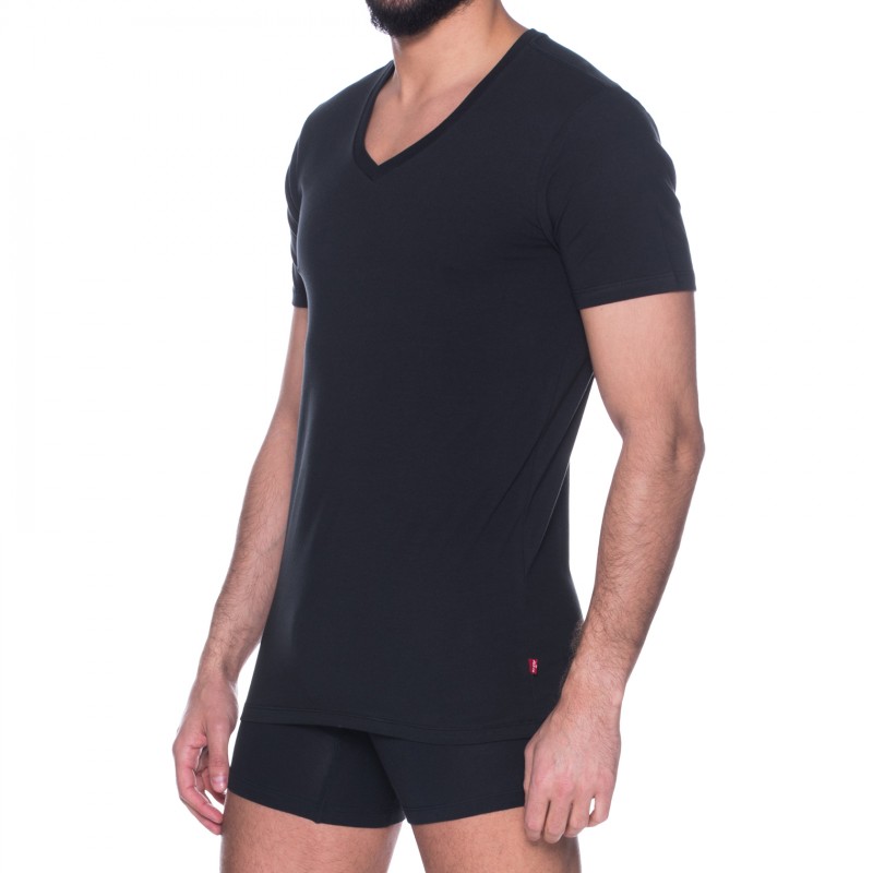 Levi's_2-er Set_T-Shirt_V-Ausschnitt_Schwarz