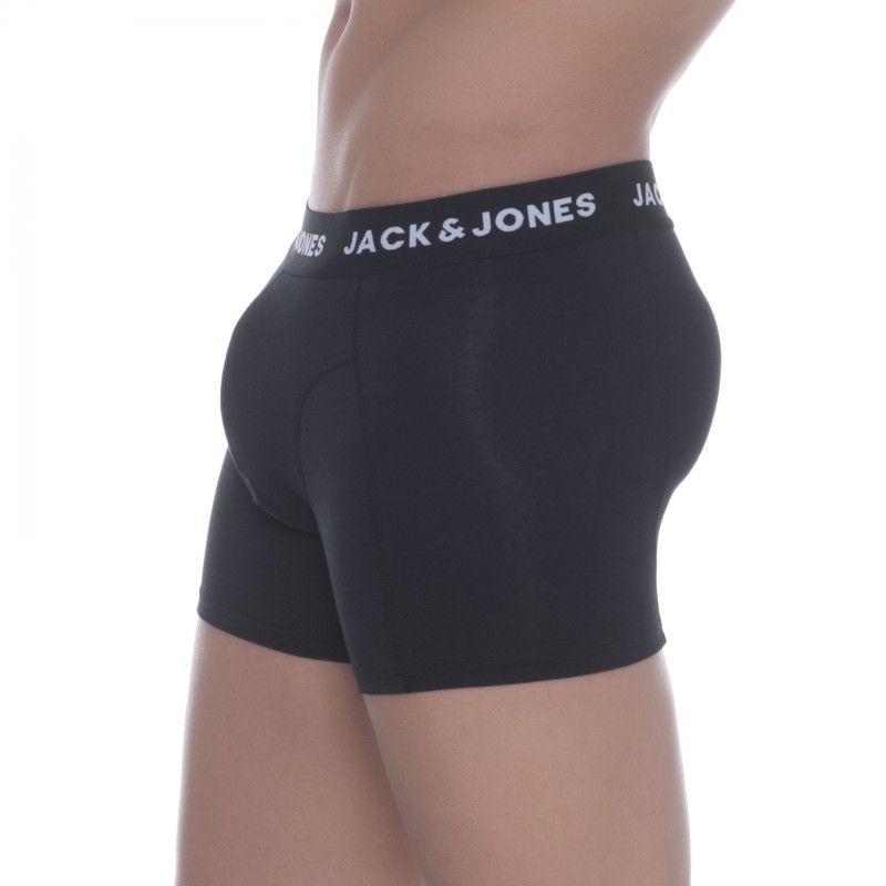 Jack&Jones_3-erSet_Trunks_Schwarz&Weiß_mitfruchtigemPrint