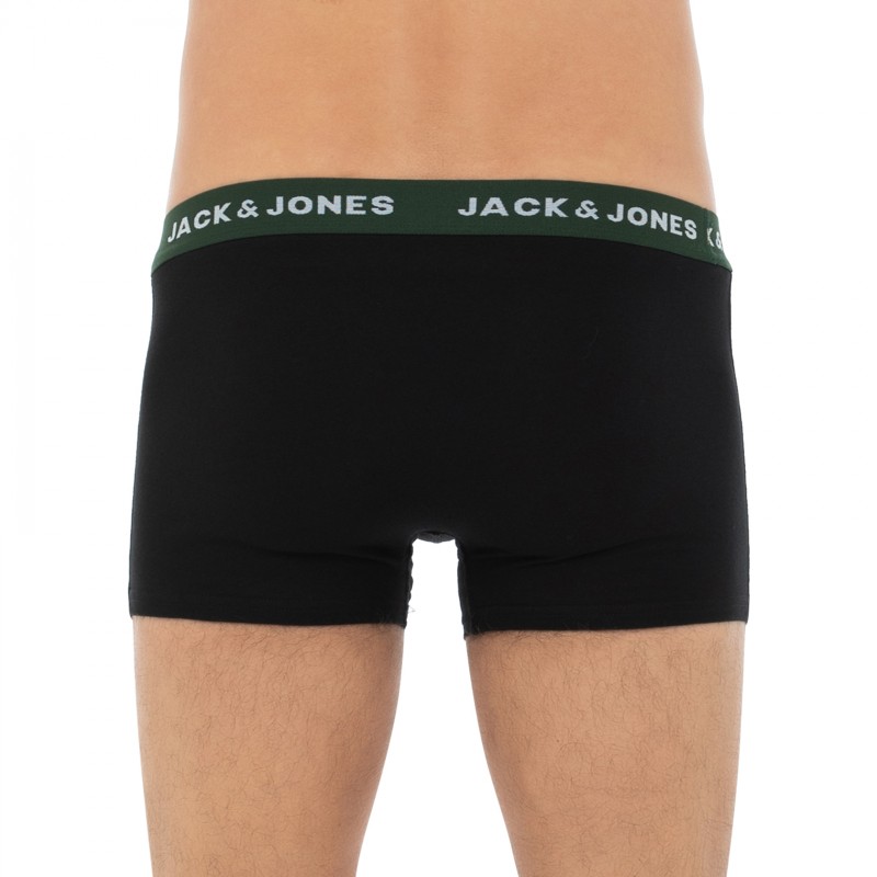 Jack&Jones_7-erSet_Trunks_Schwarz_mitverschiedenfarbigemWebbund