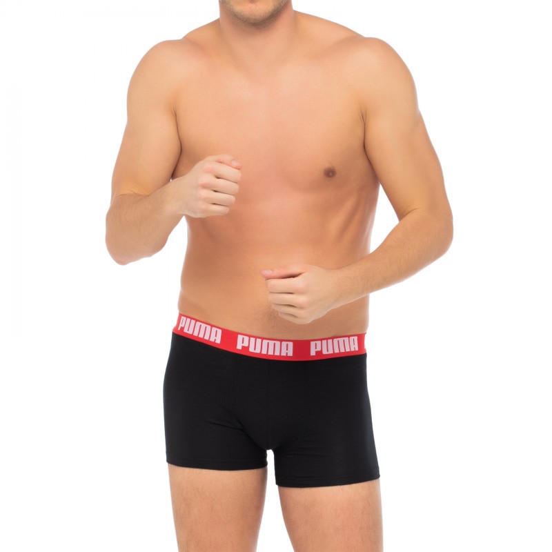 Puma_4-erSet_Boxer_Schwarz_mitverschiedenfarbigemWebbund