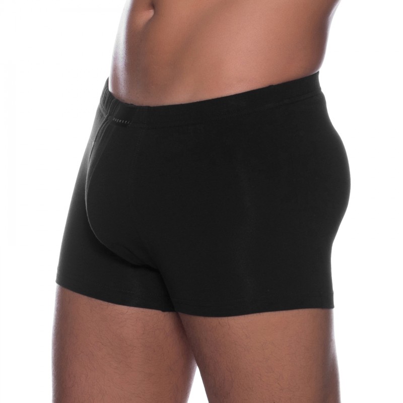 Boxerman_Herrenunterwäsche_Boxershorts_Bugatti_2-er Set_Trunks_Schwarz