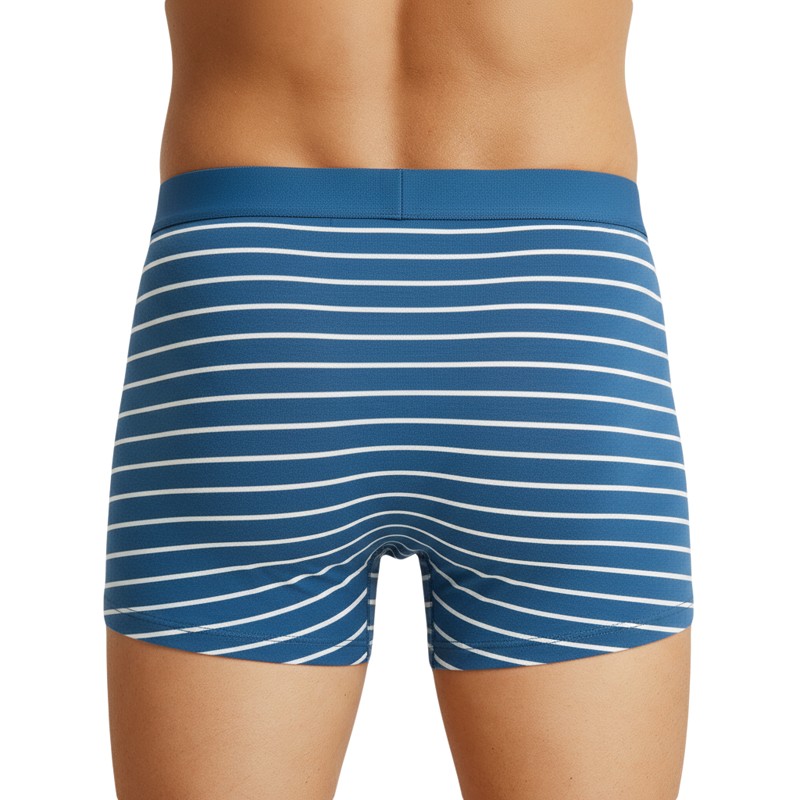 Schiesser_2-erSet_Trunks_Schwarz_Blau_Weiß_gestreift